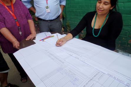Mesa de trabajo comunitaria de Fundación Proyecto Propio
