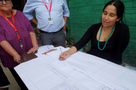 Mesa de trabajo comunitaria de Fundación Proyecto Propio