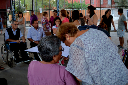 Mesa de trabajo comunitaria de Fundación Proyecto Propio