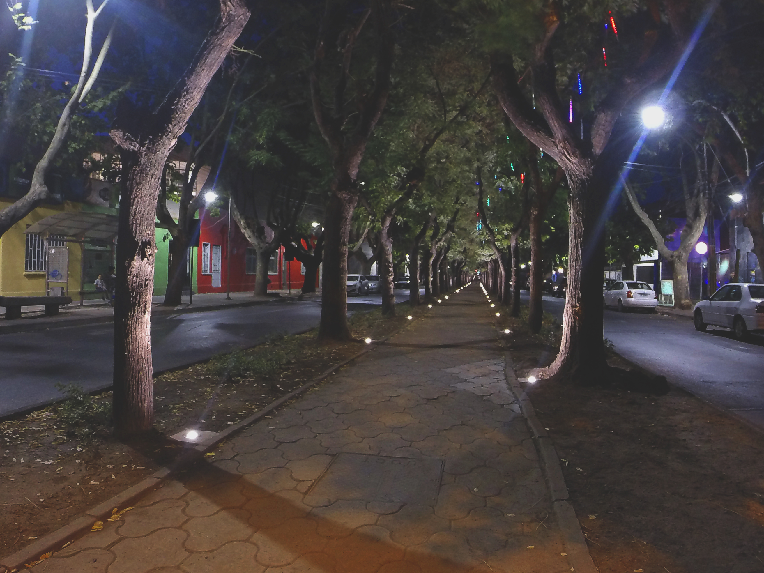 Obra de infraestructura comunitaria en terreno
